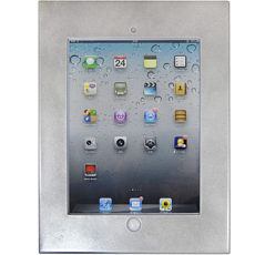 Anti-theft iPad Case Silver